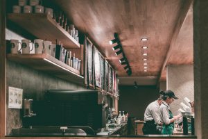 barista in coffee shop